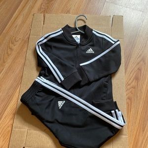 adidas track jogger suit , like new , worn only once